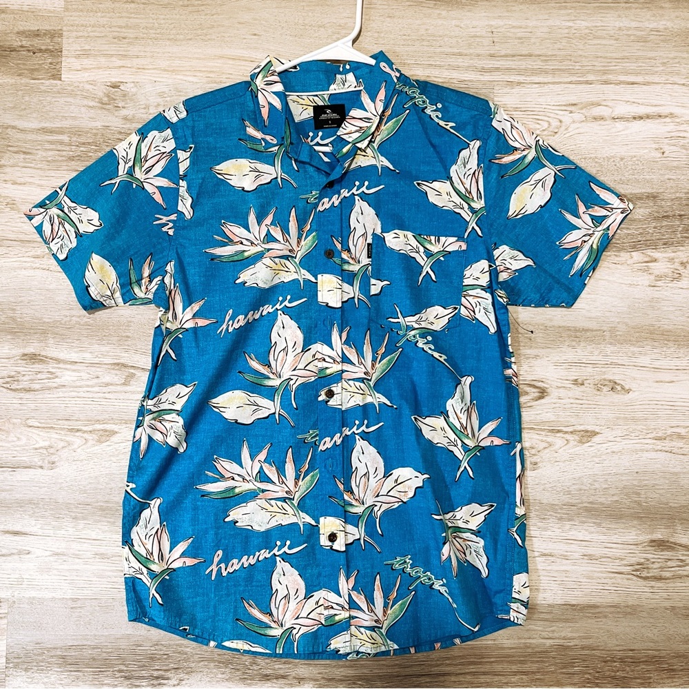NWOT RIP CURL MEN’S ALOHA SHIRT